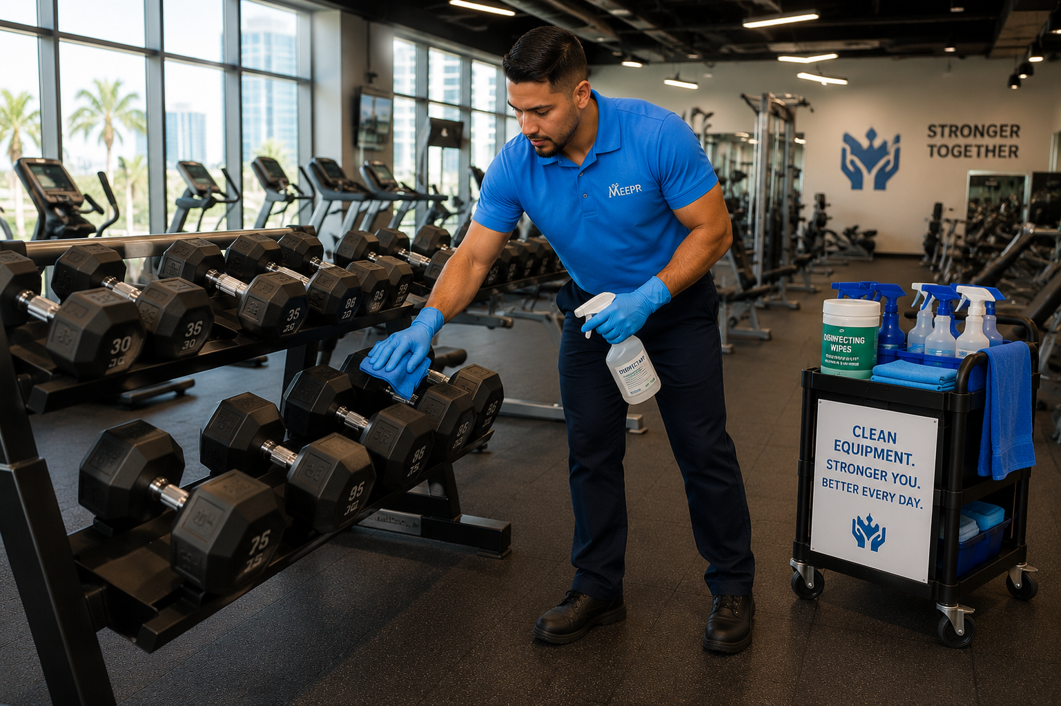 Keepr Miami cleaning team